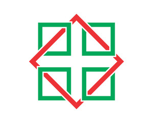 rhombus ornament pattern icon