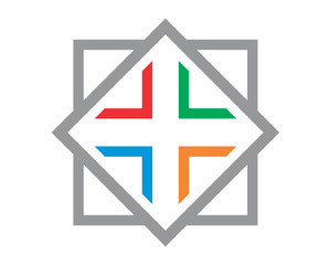 rhombus ornament pattern icon