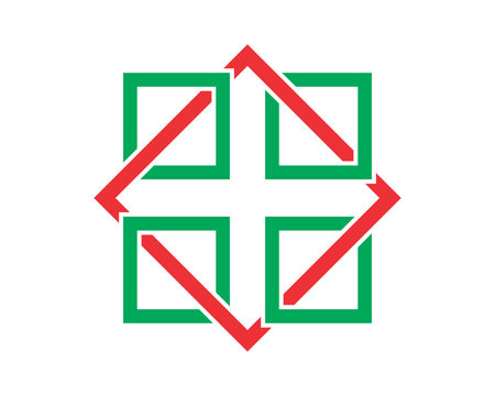 rhombus ornament pattern icon
