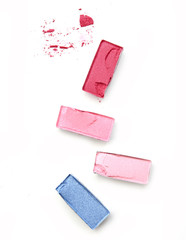 eyes shadow in box isolated on white