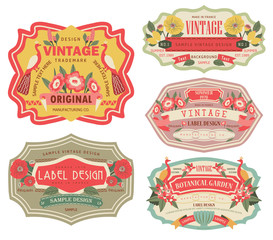 Vintage Flower Elements 2