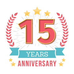 Obraz premium Anniversary Emblem