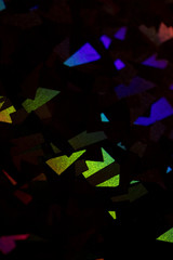 Abstract Sci-Fi Disco Holographic Background