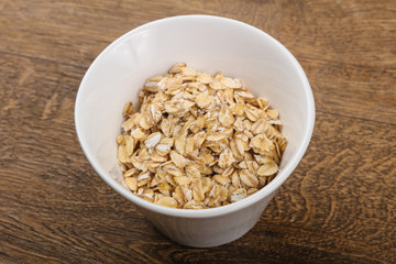 Raw oatmeal