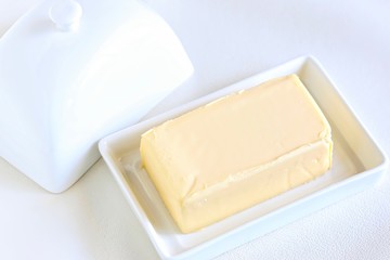 Butter in Butter Dish