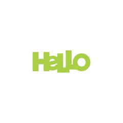 Hello Greeting Letter Word Logo Vector