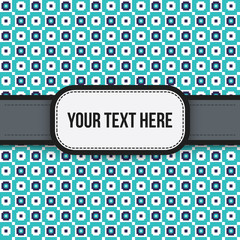 Text background with colorful pixelated pattern. Useful for presentations, advertising and scrapbooking.
