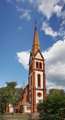 Fototapeta na wymiar Protestant Church in Debrecen. Hungary