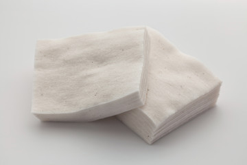 organic cotton for vape on white background