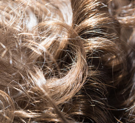 human hair as a background. texture