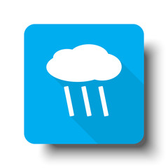 White Rain icon on blue web button