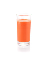 fresh juice on a white background