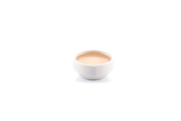 sushi sauce on a white background