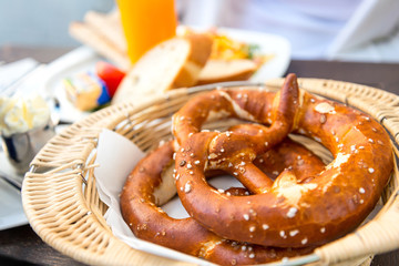Tasty german Cookies Appetizing pretzels