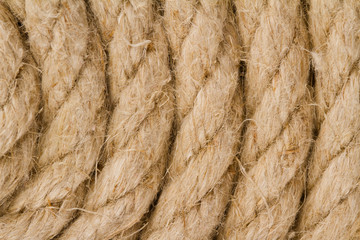top view of rope spiral