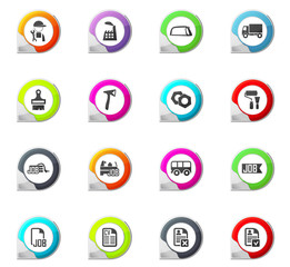 Job icons set