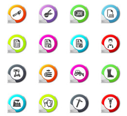 Job icons set