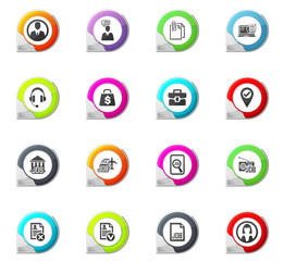 Job icons set