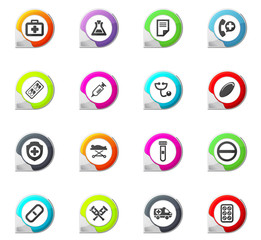 Medical icons set