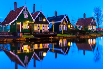 Obraz premium Zaanse Schans Reflections