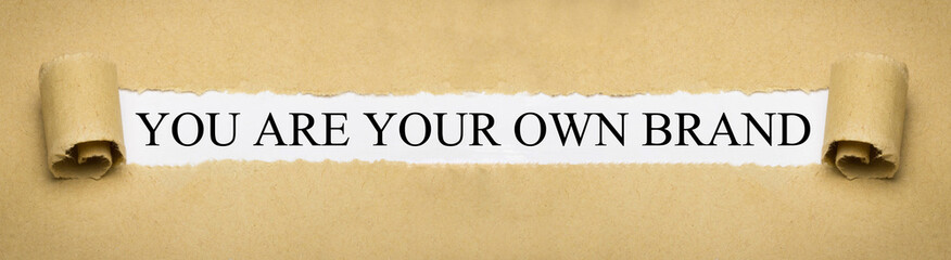 You are your own brand