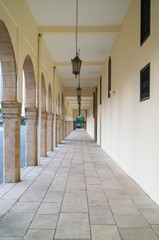 arabic morrocco style corridor background
