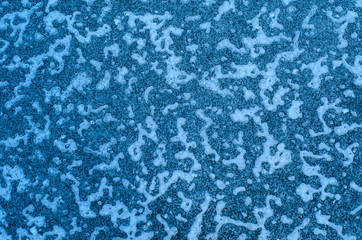 Texture of the ice