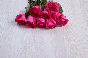 Róże w dowód miłości