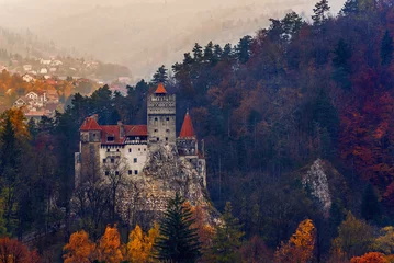 Tissu par mètre Château Bran Castle, known as Dracula's Castle