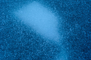 Texture of the ice
