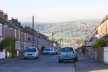 Residential area in South part of Belfast