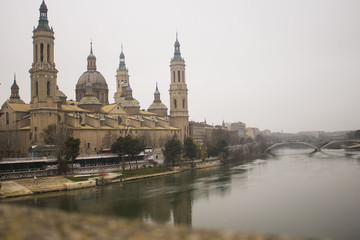 Catedral del pilar, en Zaragoza.