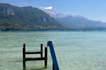 Lac d'Annecy, ponton