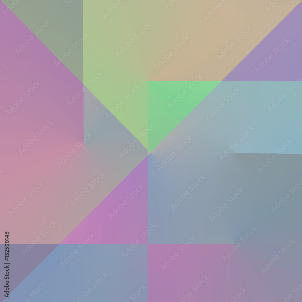 Canvas Prints abstract geometric background with lines in trendy colors
