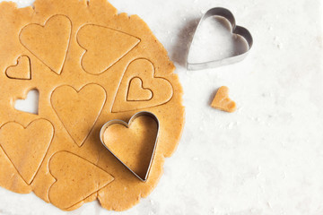 heart shaped cookies