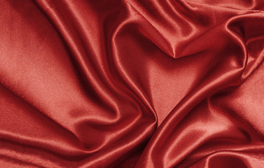 Obraz premium Red satin heart