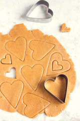 heart shaped cookies