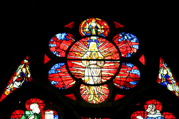 Stained glass window
