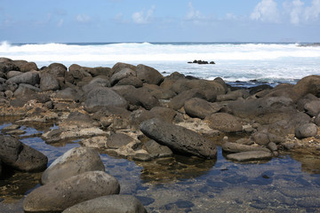 Coast on Lanzarote Island, Spain