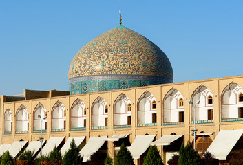 Fototapeta na wymiar The Naghsh-e Jahan Square in Isfahan in Iran 