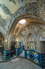 Fototapeta na wymiar Interior of Sultan Amir Ahmad Historical Bath in Kashan, Iran