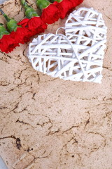 Serce i kwaity w dowód miłoścci © fotodrobik