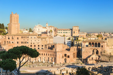 Fototapeta premium Rome, Italy. Imperial forums