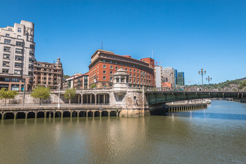 Obraz premium Bilbao city in Basque country Spain