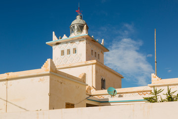 Fototapeta premium Lighthouse on the coast of Sidi Ifni