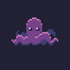 Pixel Art Octopus
