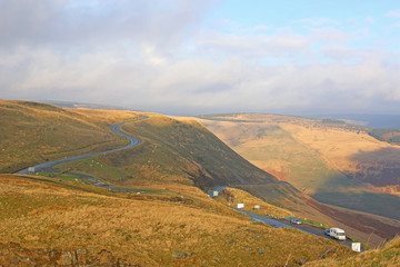 Mountain pass in Wales