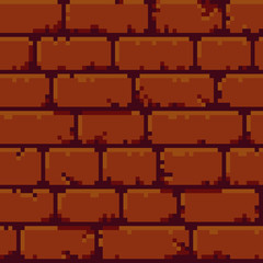 Pixel Brick Wall