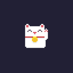 Pixel Maneki Neko