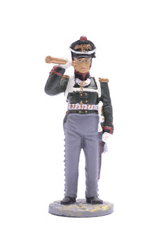 tin soldier Ober-officer of the Guards foot artillery 1814 Isola